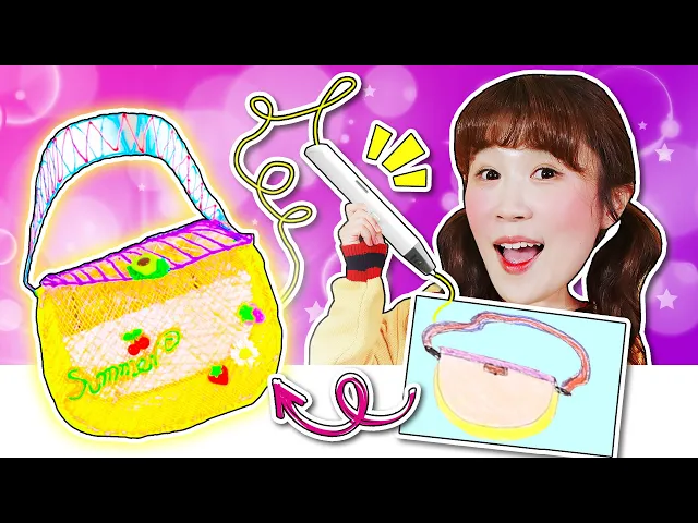 「美術手工」用3d筆劃出立體超美手提包!how to draw in 3d using a 3d pen 小伶玩具 | xiaoling toy